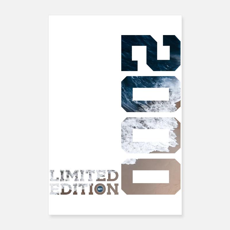 26E ÉDITION LIMITÉE ANNIVERSAIRE 2000 Poster 60 x 90 cm