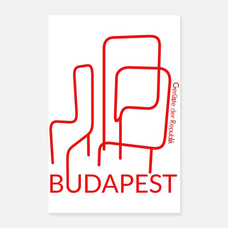 Budapest Jungle Gym Poster 60 x 90 cm