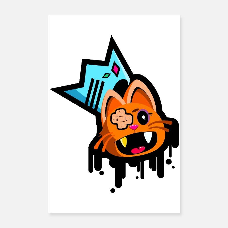 Wild cat Poster 24" x 35" (60x90 cm)