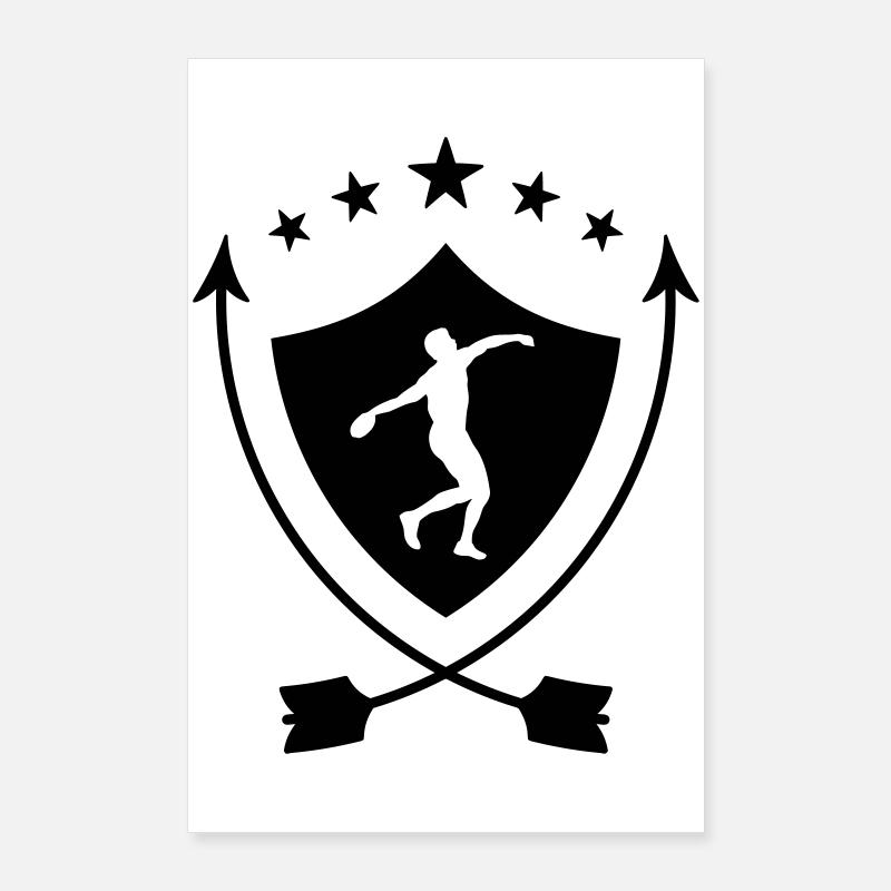 Discus Thrower Diskuswurf Lancer de Disque Diskos Poster 24" x 35" (60x90 cm)