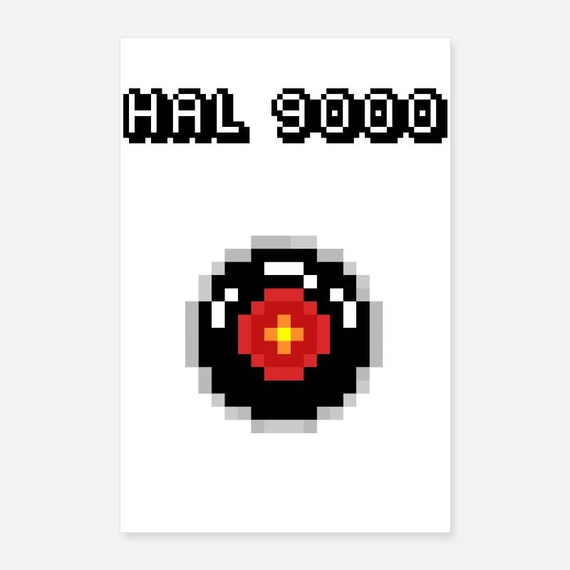 HAL 9000 Poster 60 x 90 cm