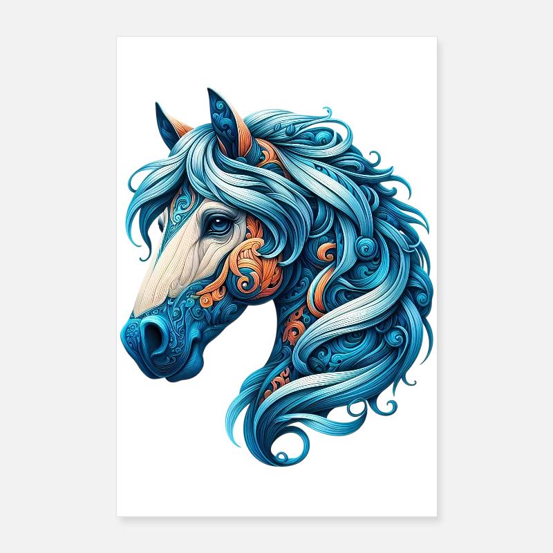 Pferd Poster 60x90 cm