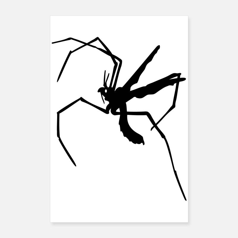 Long-legged mosquito Poster 24" x 35" (60x90 cm)