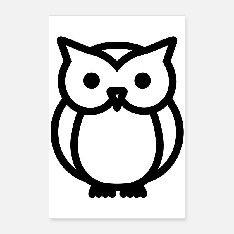 Eule Poster 60x90 cm