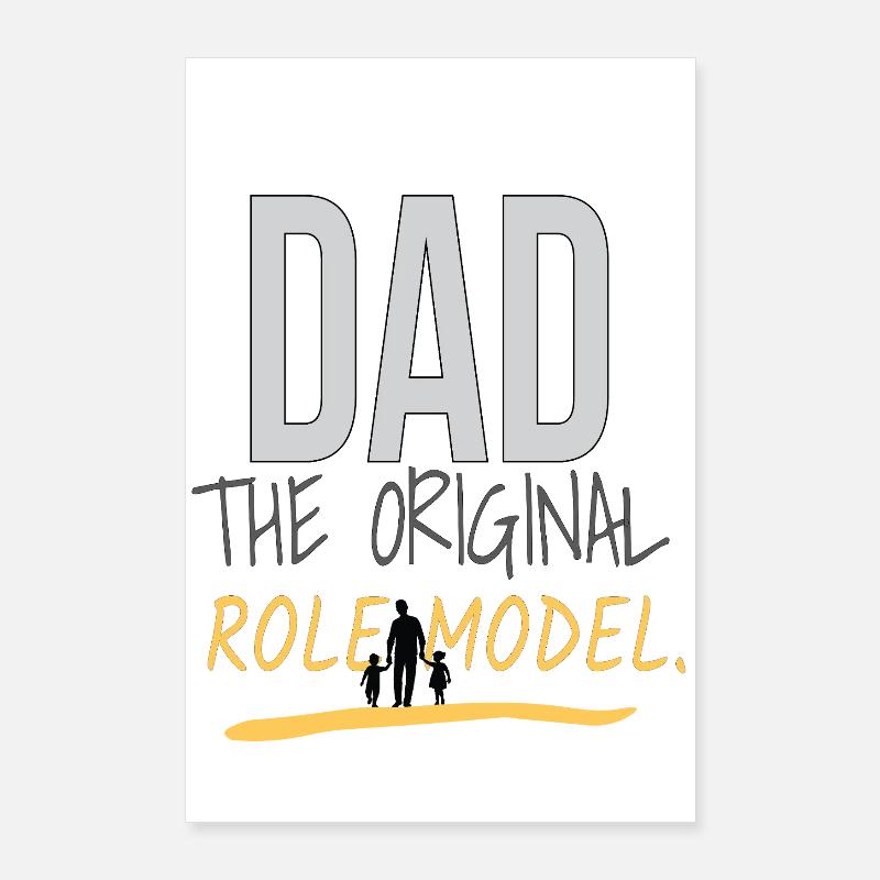 Papa Das ursprüngliche Vorbild Poster 60x90 cm