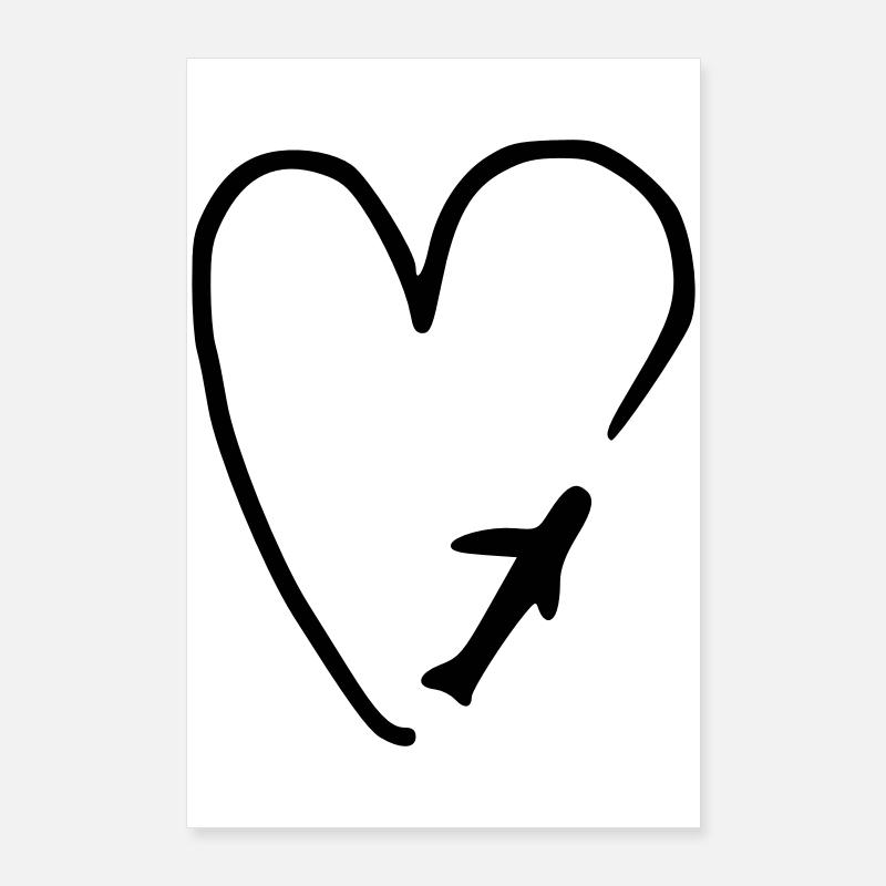 Flugliebe Poster 60x90 cm