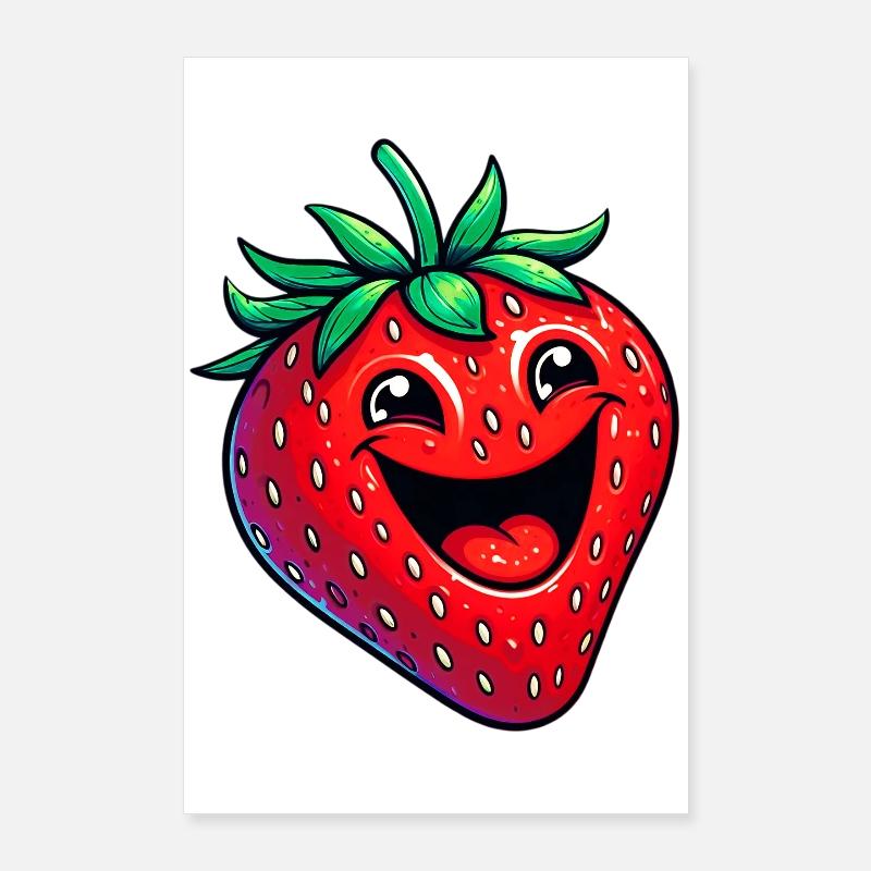 Erdbeeren Erdbeeren Poster 60x90 cm