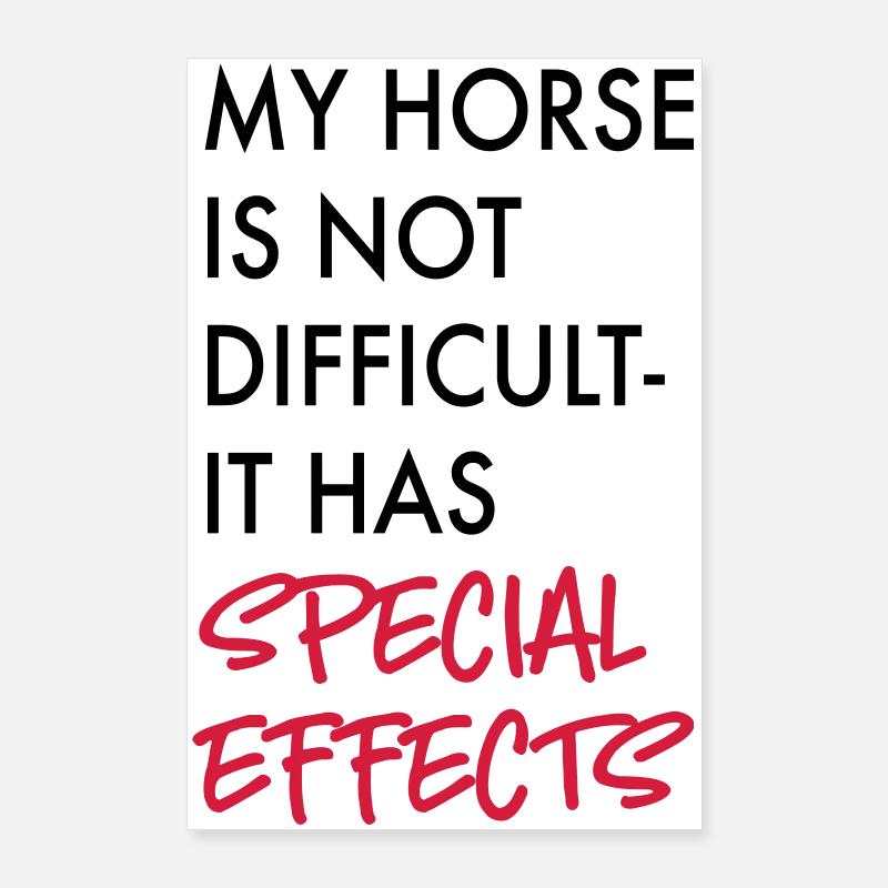Pferd Poster 60x90 cm