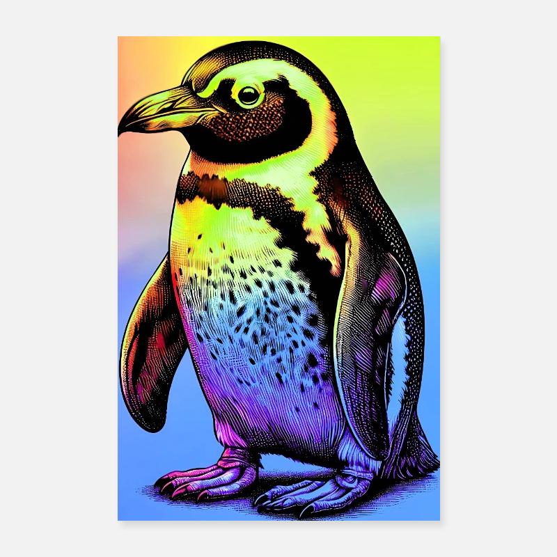 Pinguin Poster 40x60 cm