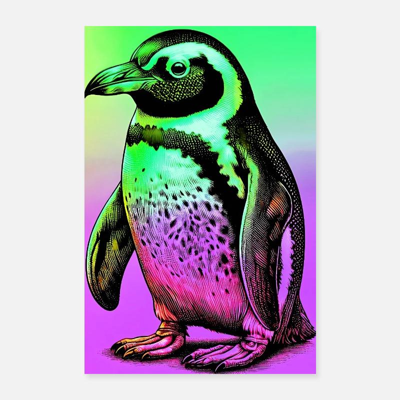 pingouin Poster 40 x 60 cm