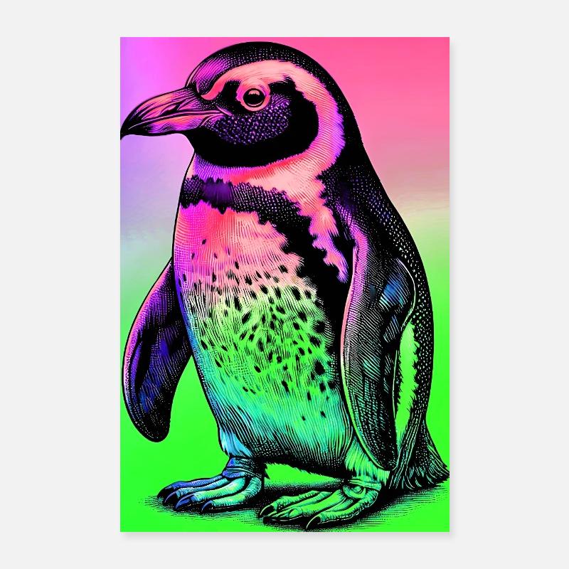 pingouin Poster 40 x 60 cm