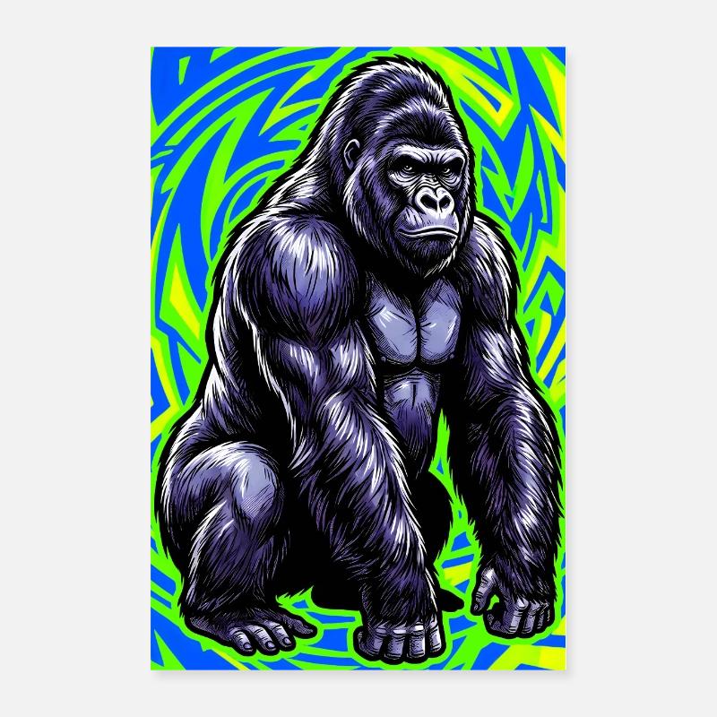 Gorilla Poster 40x60 cm