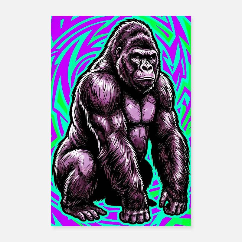 gorilla Poster 16" x 24" (40x60 cm)