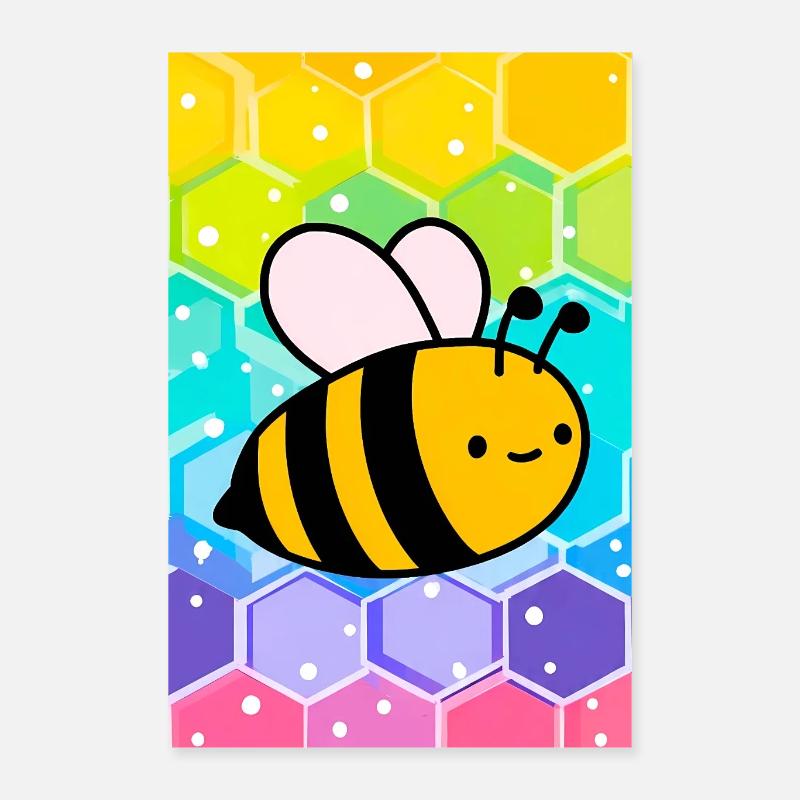 bee Poster 16" x 24" (40x60 cm)