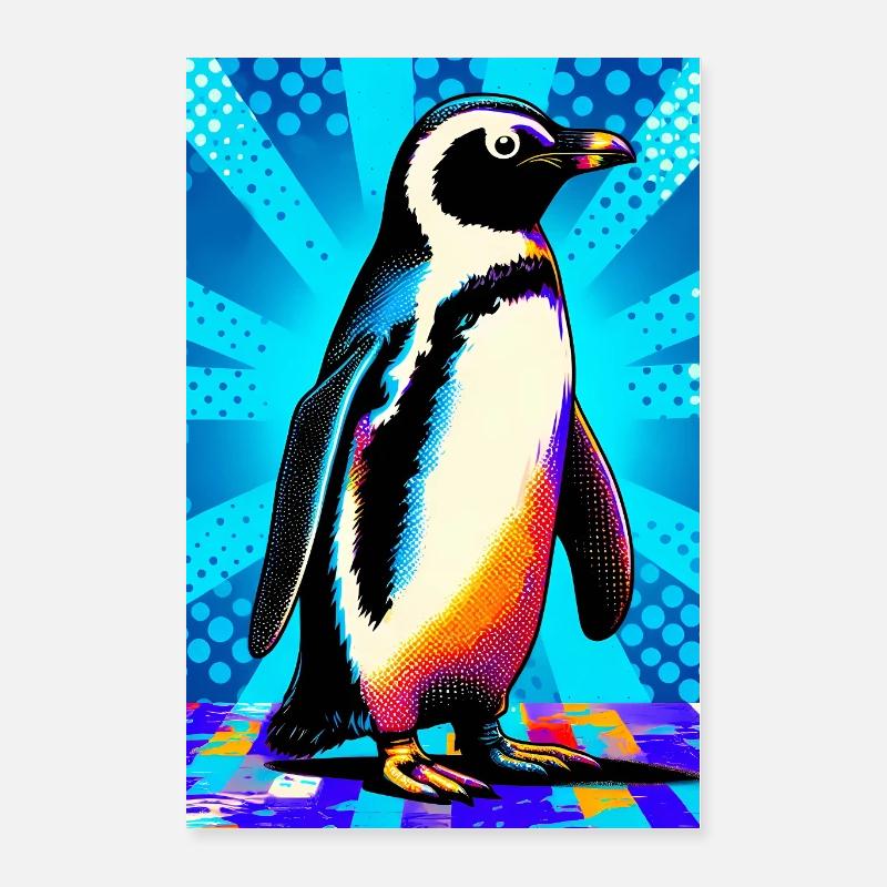 pingouin Poster 40 x 60 cm
