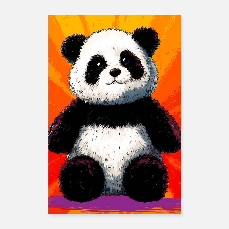 panda Poster 16" x 24" (40x60 cm)