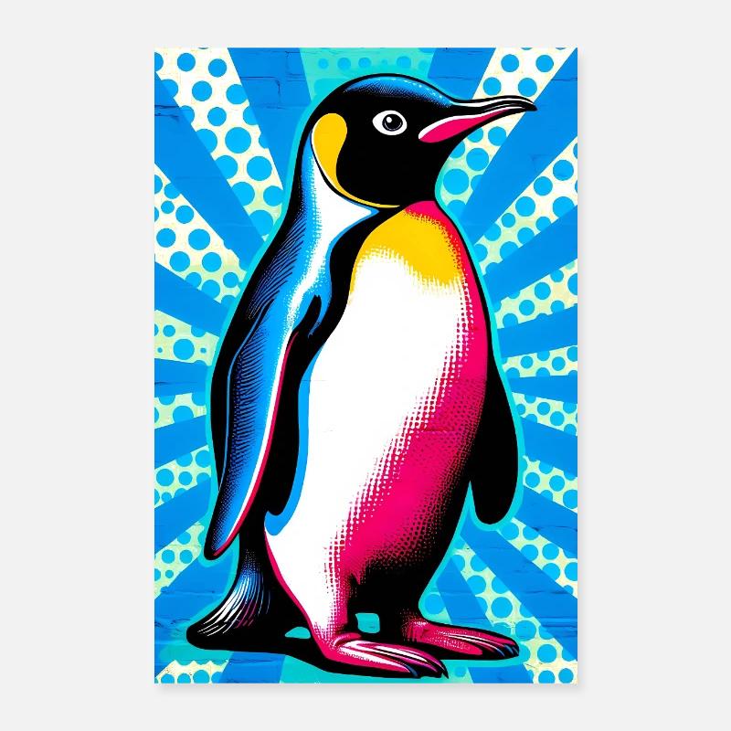 pingouin Poster 40 x 60 cm