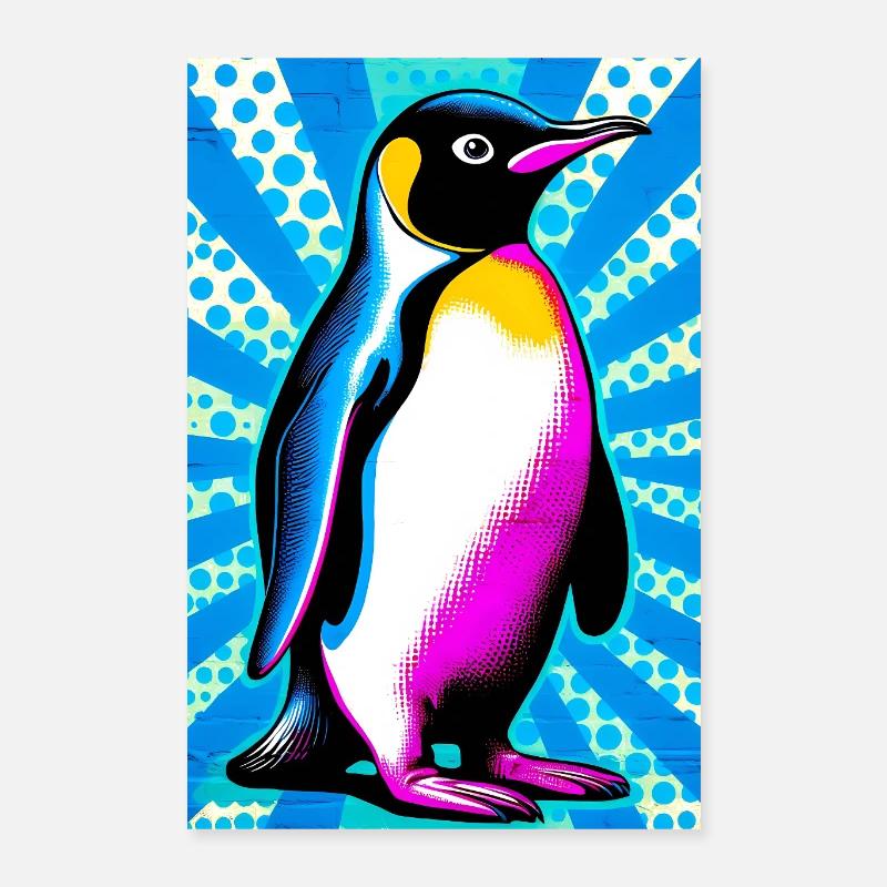 pingouin Poster 40 x 60 cm