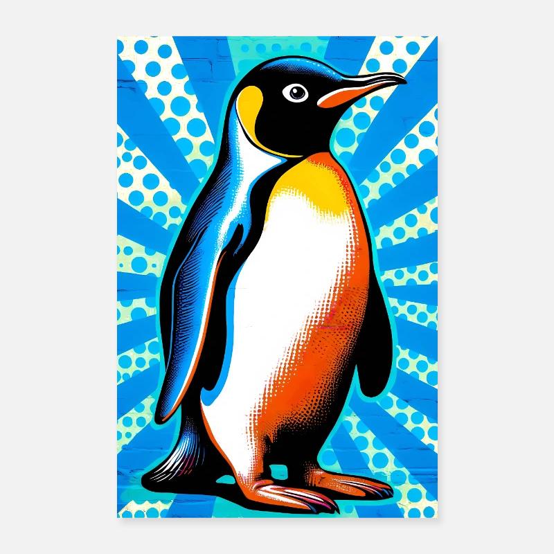 pingouin Poster 40 x 60 cm
