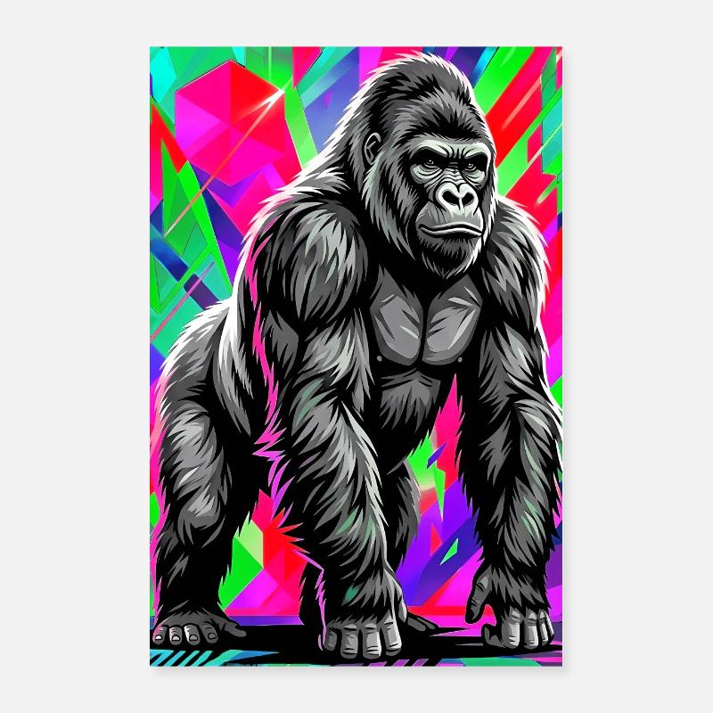 gorille Poster 40 x 60 cm