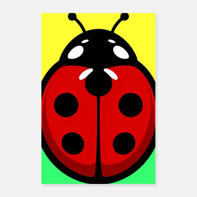 Marienkäfer Poster 40x60 cm