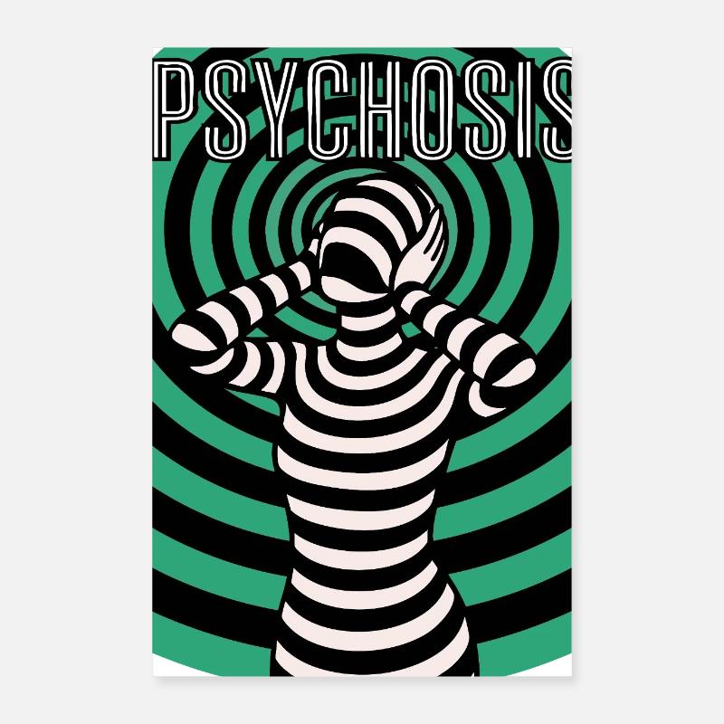 Psychedelische Psyche, Hypnos, Halluzination  Poster 40x60 cm
