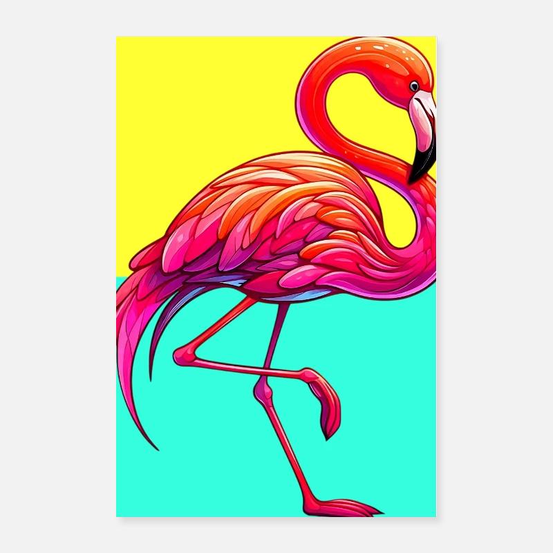 Flamingo Poster 40x60 cm