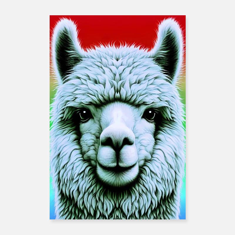 Alpaka Poster 40x60 cm