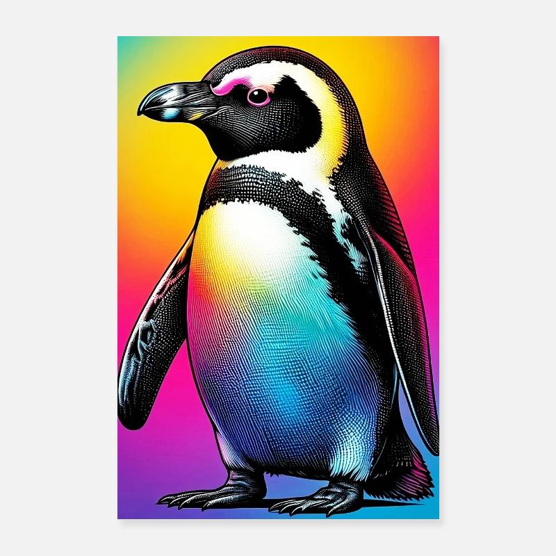 pingouin Poster 40 x 60 cm