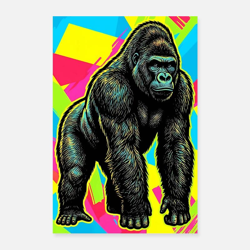 Gorilla Poster 40x60 cm