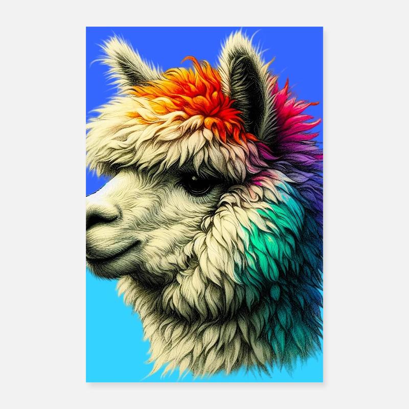 Alpaka Poster 40x60 cm