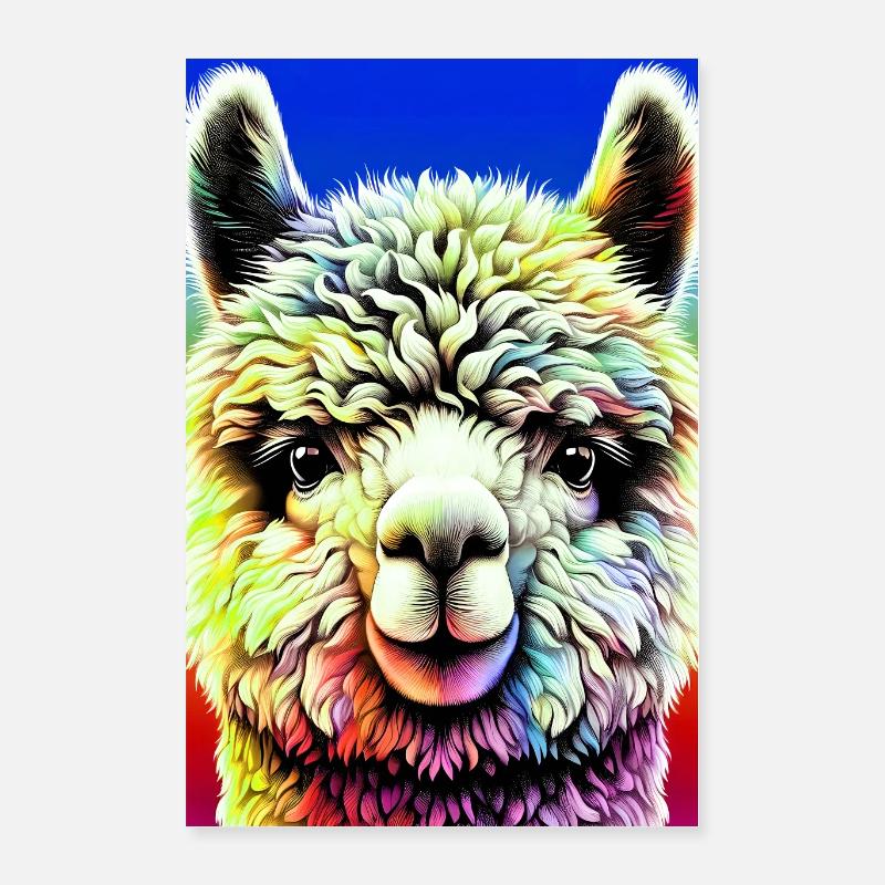 Alpaca Poster 16" x 24" (40x60 cm)