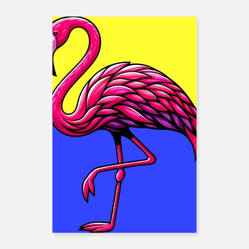 Flamingo Poster 40x60 cm