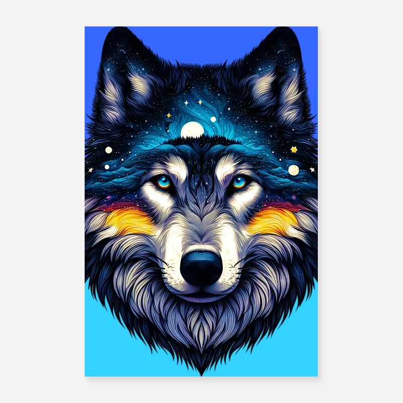 Wolf Poster 40x60 cm