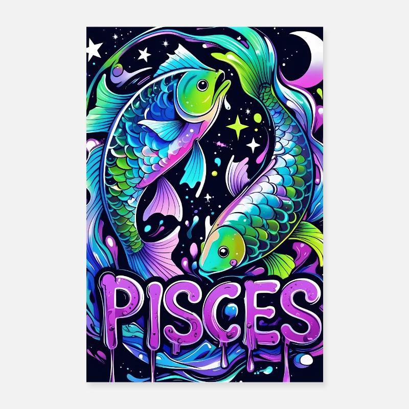 Pisces Poster 16" x 24" (40x60 cm)