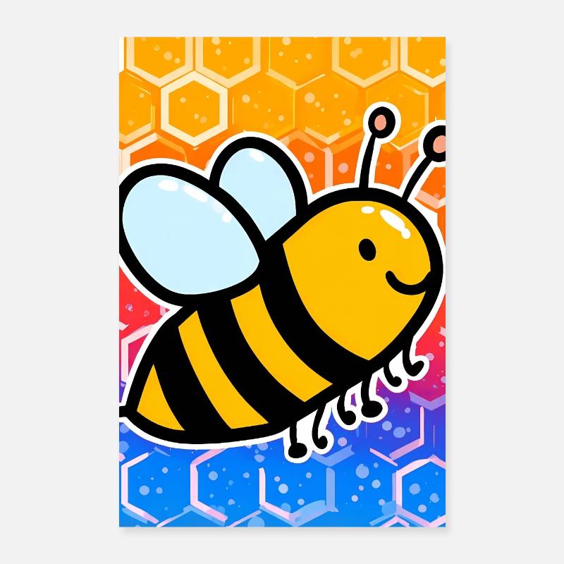bee Poster 16" x 24" (40x60 cm)