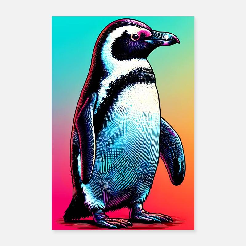 pingouin Poster 40 x 60 cm