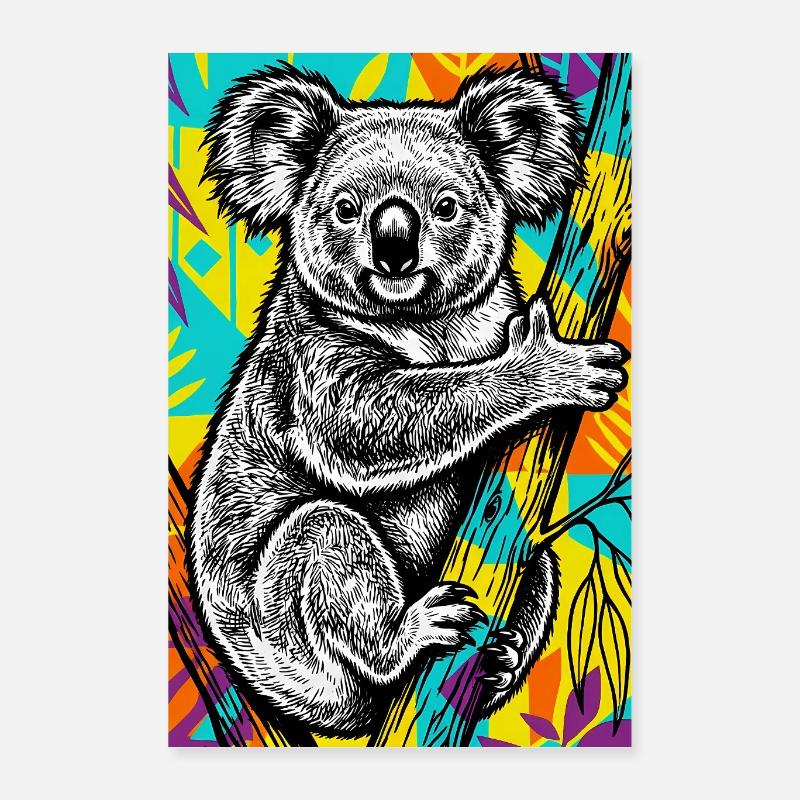 Koala Poster 40 x 60 cm