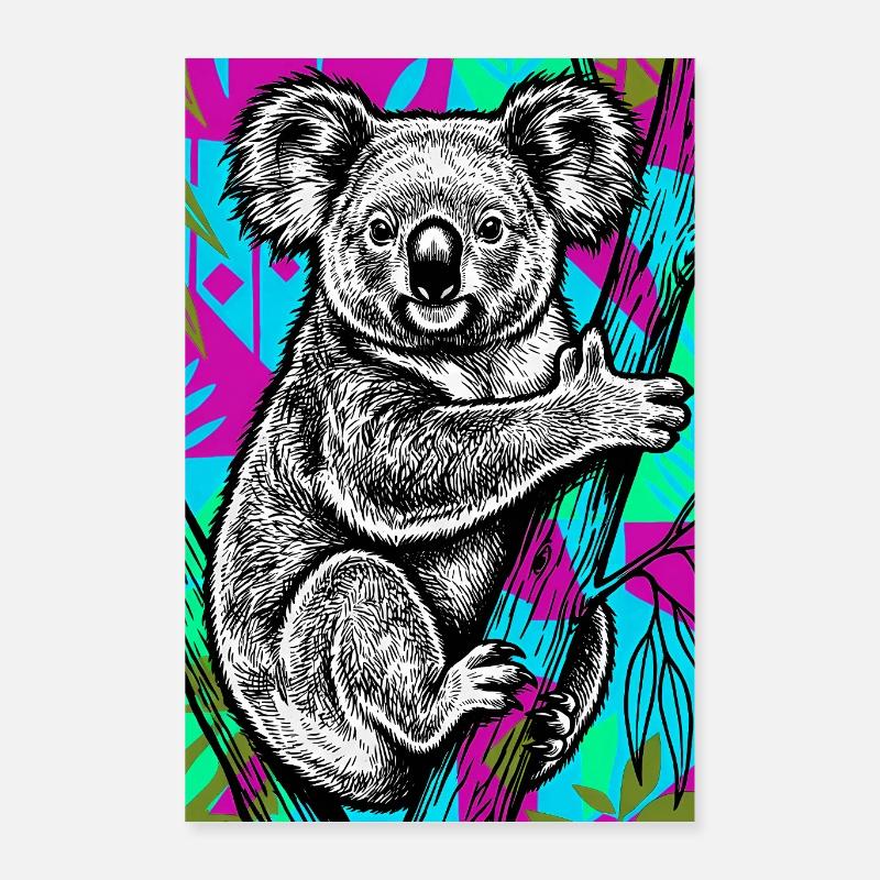 Koala Poster 16" x 24" (40x60 cm)