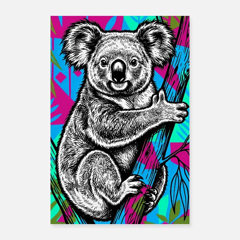 Koala Poster 40 x 60 cm