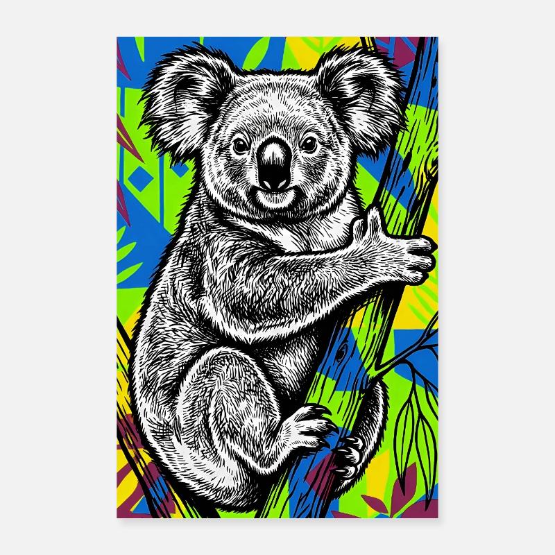 Koala Poster 40x60 cm