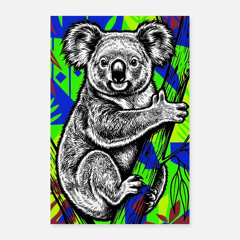 Koala Poster 40 x 60 cm