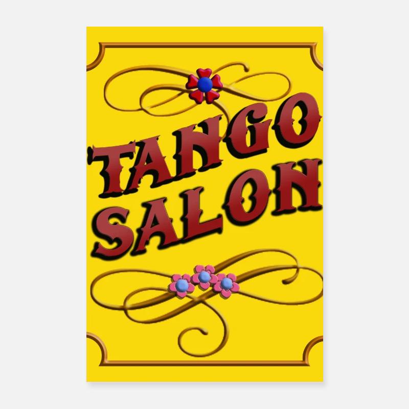 Salon de tango Poster 40 x 60 cm