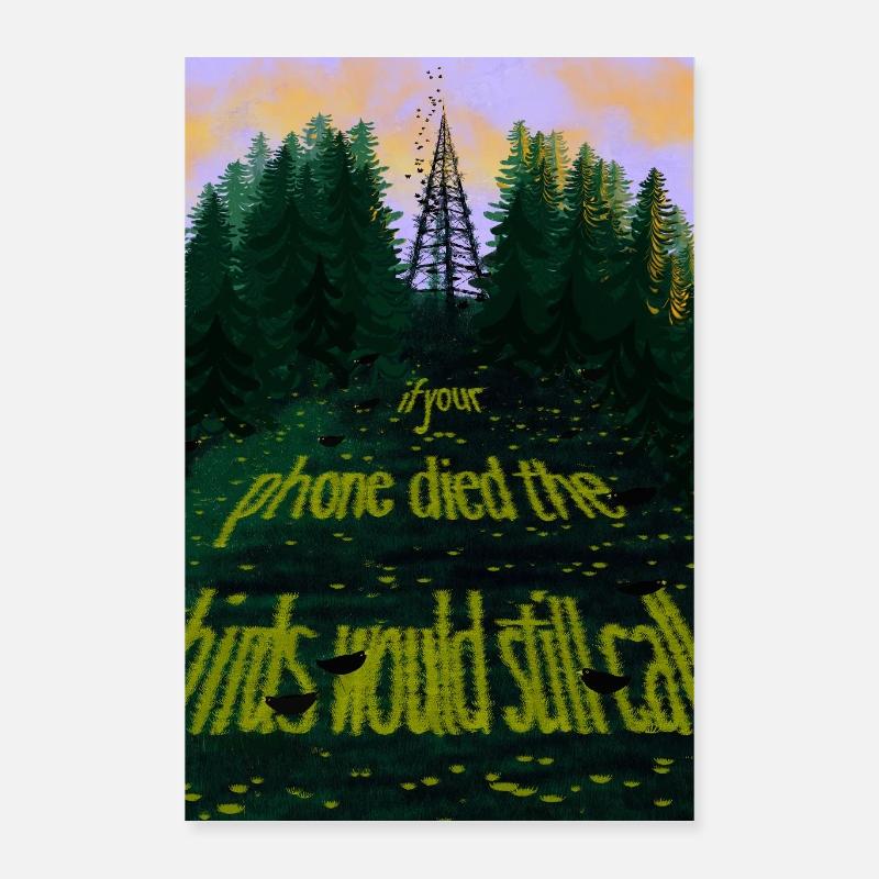 Vogelruf Poster 40x60 cm