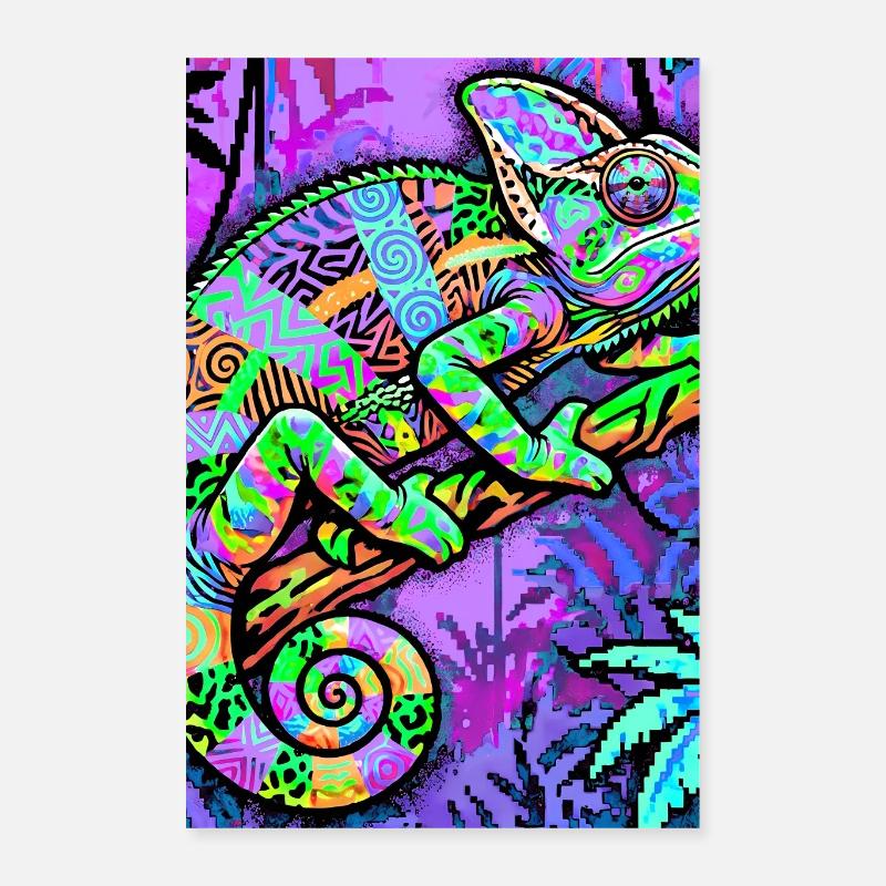 chameleon Poster 16" x 24" (40x60 cm)