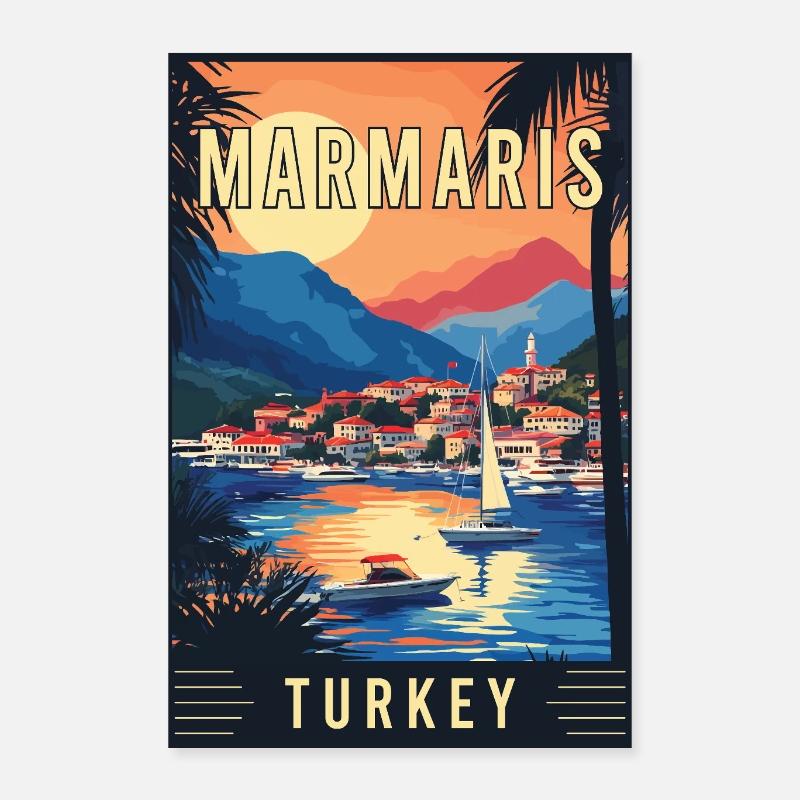 Experience Enchanting Marmaris in Turkey Poster 16" x 24" (40x60 cm)