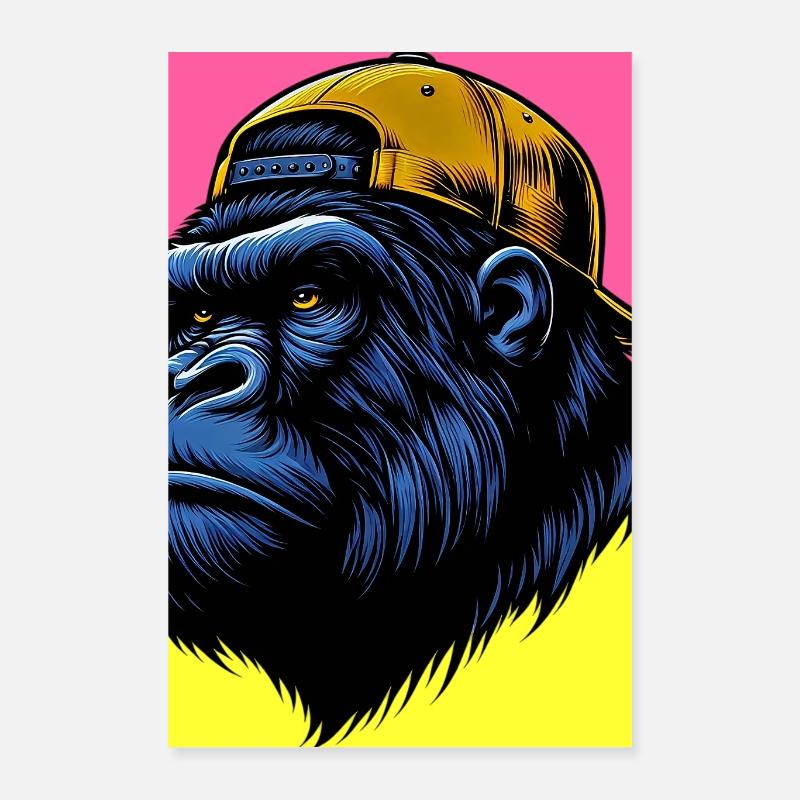 gorille Poster 40 x 60 cm