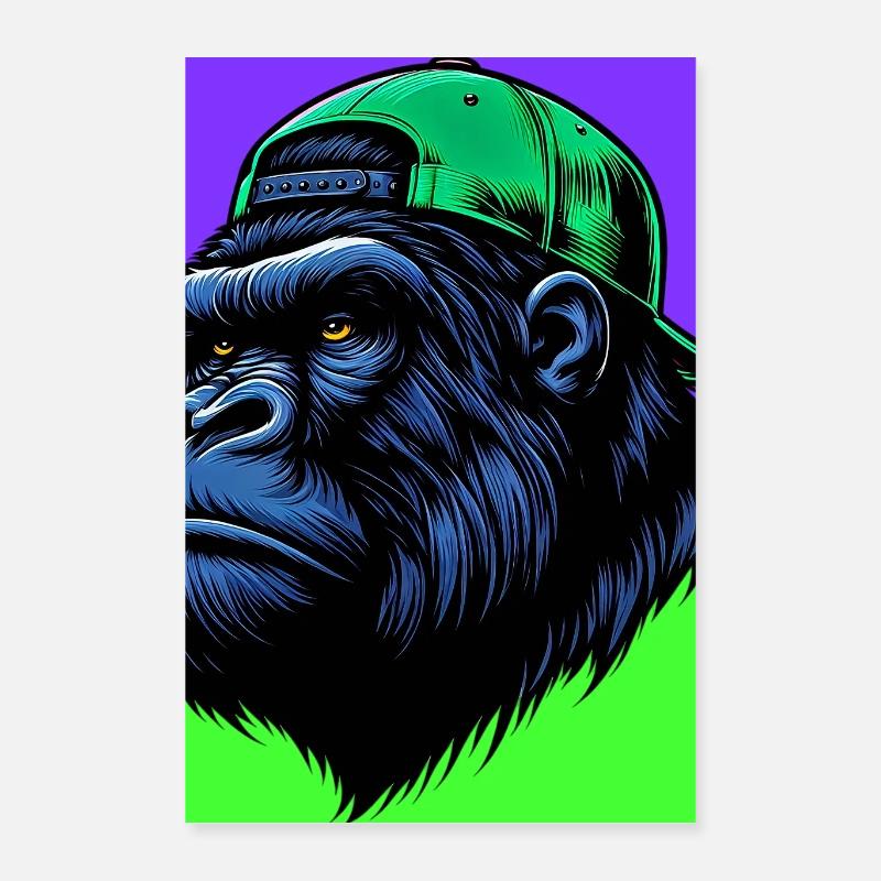gorille Poster 40 x 60 cm
