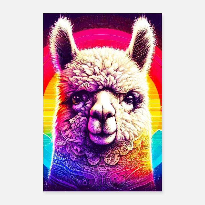Alpaka Poster 40x60 cm