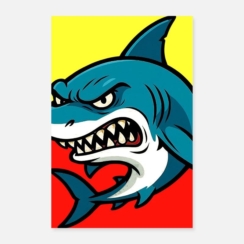 Shark Poster 16" x 24" (40x60 cm)
